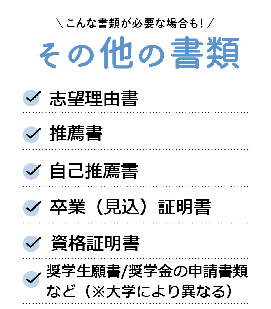 出願時のその他の書類
