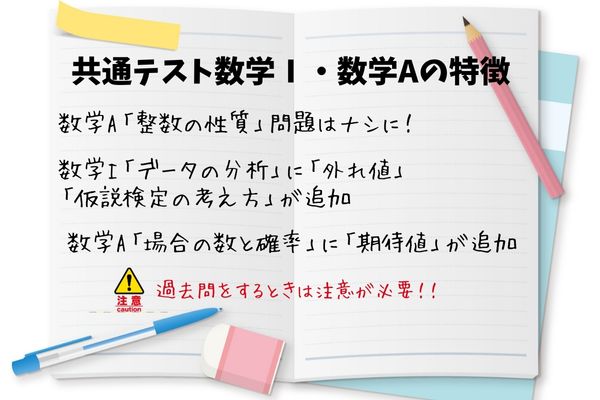 数学I,数学Aの特徴と注意点