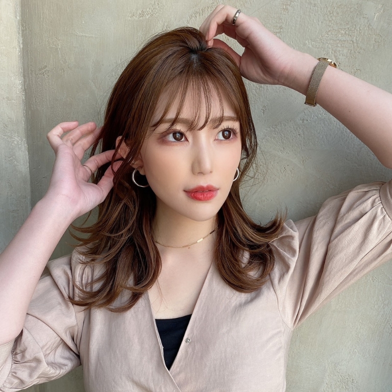 シースルー束感