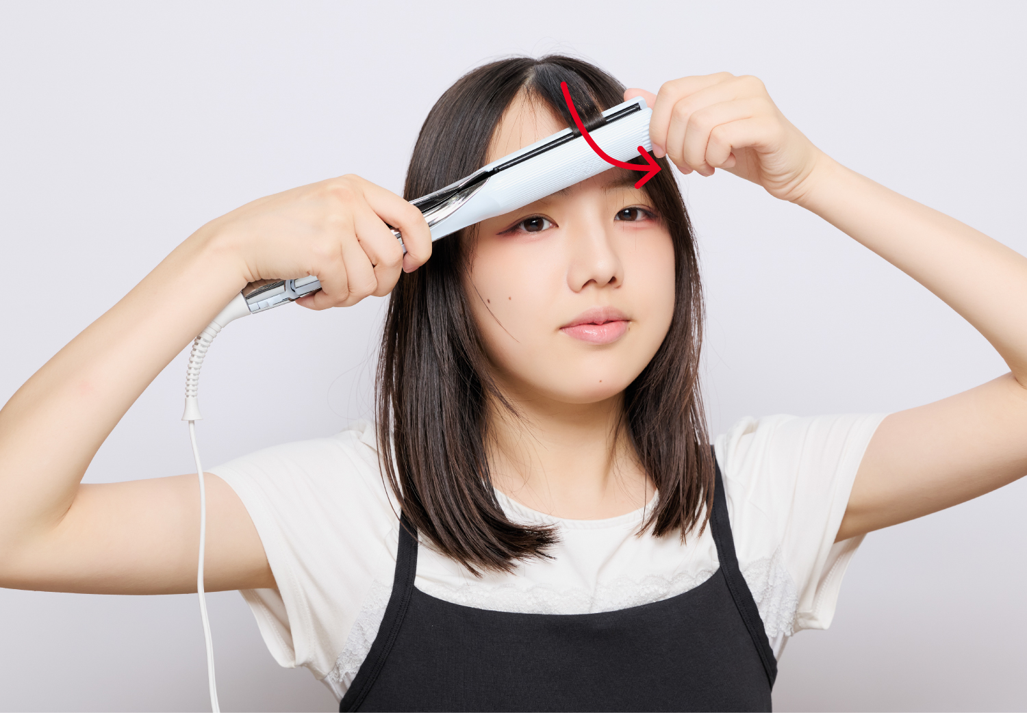 特にスタイリングが重要な、JKに人気の前髪の作り方