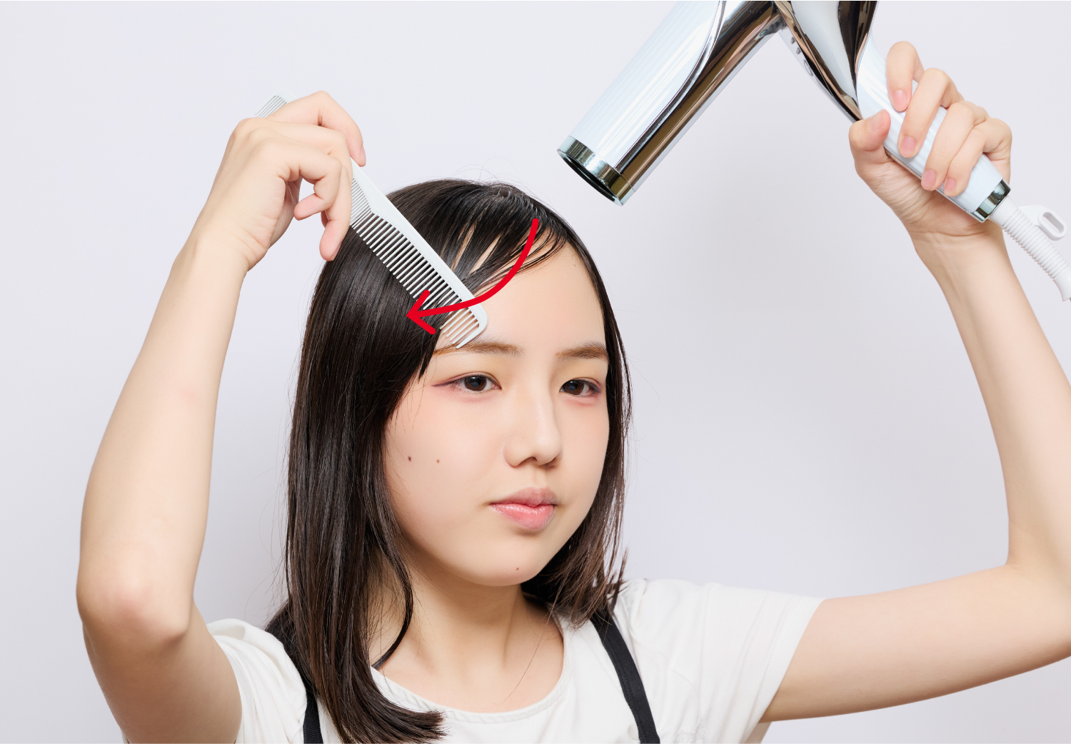 理想の前髪をキープするコツ【乾かし方&専用スタイリング剤】