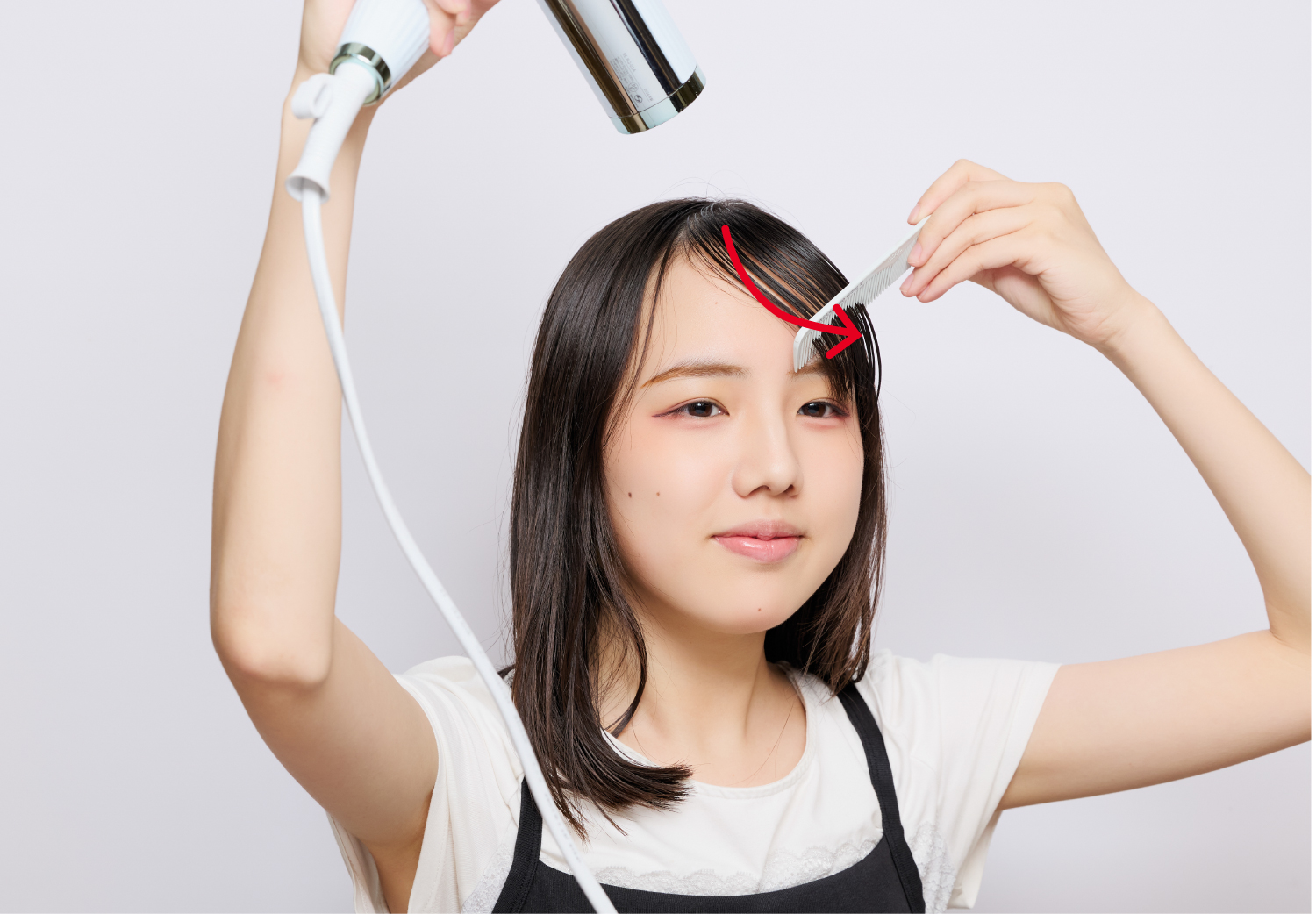 理想の前髪をキープするコツ【乾かし方&専用スタイリング剤】