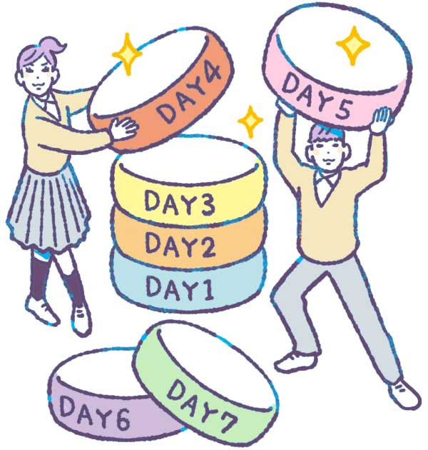 すぐ実践できる！“爆伸び”勉強法７DAYSスケジュール