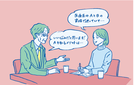 「個別相談でわかった、向き不向きは?」